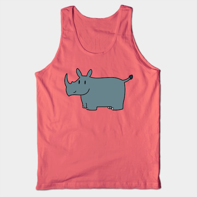 Rhino Tank Top by saradaboru